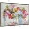Hope Springs Floral by Mary Parker Buckley 23-in. W x 16-in. H. Canvas Wall Art Print Framed in Grey
